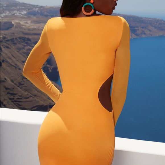 NWT oh Polly orange dress - Picture 3 of 3